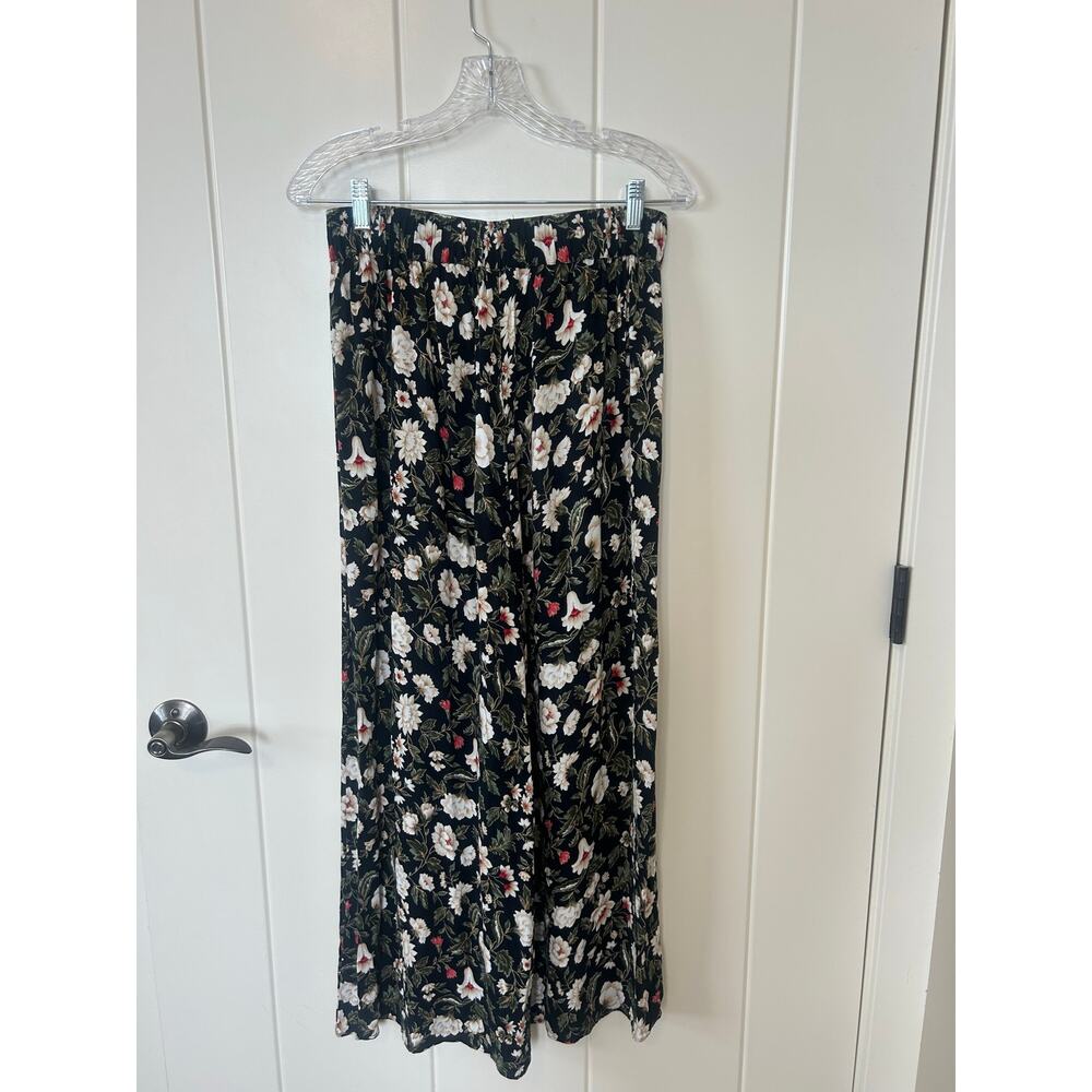 American Eagle 2 Piece Floral Boho Crop Top & Wide Leg Flowy Pant Set - Picture 6 of 8